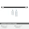 Amerock Mergence 7-9/16 inch 192mm Center-to-Center Matte Black/Satin Nickel Cabinet Pull BP36980FBG10 - alternate 3