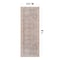 World Rug Gallery Blue Washable Rug - Traditional Pattern, Flat Pile for Living Room or Office 2 ft 6 inx8 ft Runner WR173BLUE26X8 - alternate 8