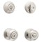 Kwikset Signature Series Knob Lockset, 2 Grade, Keyed Key, Satin Nickel, 238 x 234 in Backset, K4 Keyway 991J15SMTCP - alternate 4