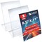 Azar Displays Angled L-Shaped Sign Holder 8.5" x 11", Flexible Plastic, 3PK 112430-3PK - alternate 1