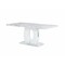 Homeroots 71" White Marble Pedestal Base Dining Table 383826 - alternate 4