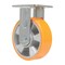 Vestil Polyurethane Rigid Caster 6 In. Diameter x 2 In. Width 1212 Lb. Capacity Orange/Silver CST-VE-6X2PUA-R - alternate 7