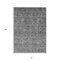 Homeroots 8' X 10' Gray And Charcoal Floral Washable Indoor Outdoor Area Rug 605726 - alternate 9