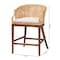 Bali & Pari Lumajang Bohemian Light Honey Rattan and Wood 2-Piece Counter Stool Set 251-2PC-13761-ZORO - alternate 8