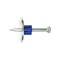 Blue Point Fastening Drive Pin with Washer .300" D X 2-1/2" L Steel Flat Head, 100PK PDW25-63F10 - alternate 2