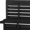 Homeroots Set of Two Black Multi-Tier Steel Rolling Cabinet With Lid, 2PK 714587 - alternate 6