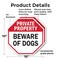 Signmission Private Property Beware of Dogs, 10 inch X 10 inch, Plastic Sign, 2PK OC-P-2PACK-10-138 - alternate 7