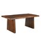Homeroots 74" Dark Brown Solid Wood Dining Table 521832 - alternate 5