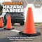 Xpose Safety Traffic Safety Cone, 12 in, PVC Plastic, No Collar, Orange, 6 pk OTC12-6-X-S - alternate 10