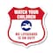 Signmission Pool Safety Shield Sign Attention Watch, 6 Inch X 6 Inch, Plastic Sign SHI-P-6-430 - alternate 1