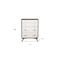 Homeroots 38" Brown and White Solid Wood Four Drawer Chest 524153 - alternate 7