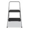 Cosco 2-Step Folding Steel Step Stool, 200 lb Capacity, 17.38w x 18d x 28.13h, Cool Gray 11-135CLGG1 - alternate 9