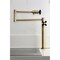 Kingston Brass Deck Mount Pot Filler Faucet, Antique Brass KS4703PKX - alternate 6