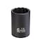 Sunex 3/8 in Drive 7/8 in 12Pt Semi-Deep Impact Socket 328ZRD - alternate 1