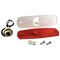 Grote Lighting 2in Red Rectangular Clearance Marker Replacement Lens with Built-in Reflector 90072 - alternate 5