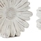 Homeroots Set of Three Distressed White Carved Flowers Tabletop Sculpture, 3PK 518055 - alternate 4