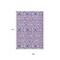 Homeroots 9' X 12' Lavender Ivory And Blue Geometric Washable Indoor Outdoor Area Rug 612200 - alternate 9