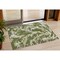Homeroots 3' X 5' Olive Green And Ivory Abstract Washable Indoor Outdoor Area Rug 600114 - alternate 1