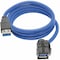 Tripp Lite series USB 3.0 SuperSpeed Keystone Jack Type-A Extension Cable (M/F), 3 ft U324-003-KJ - alternate 1