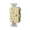 Eaton Wiring Devices Eaton GFCI Receptacle, 125 V, 15 A, NEMA: NEMA 5-15R, Back, Side Wiring, Ivory GF15V-BX-L - alternate 6