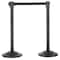 Us Weight Heavy Duty Premium Steel Stanchion Crowd Control Barriers with 13' Retractable Belt, 2PK U2001EXT - alternate 1