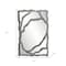 Homeroots 44" Gray Wood Free Form Framed Accent Mirror 635503 - alternate 9