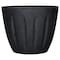 L&G 12.8 in. H X 16 in. W X 16 in. D X 16 in. D Polyresin Spritzer Planter Black PVI8016TKJ - alternate 1