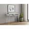 Homeroots 40" White Wood and Metal Hairpin Computer Desk 489859 - alternate 2