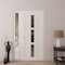 Vdomdoors Front Exterior Prehung Metal-Plastic Door, Manux 8112 White Silk, Side Sidelite Transom, Office Com MANUX8112EXD-WS-W36+16xH80-LH - alternate 4