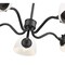 Z-Lite Breton Matte Black 5 Light Chandelier 3048-5MB - alternate 4