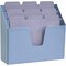 Acrimet Horizontal Triple File Folder Holder Organizer (Solid Blue Color) 860.AO - alternate 8