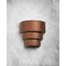 Luxury Lighting Hammerman 10 in Tall Banded Ceramic Outdoor Wall Light, Rubbed Copper Paint Finish HM124-ACop-ud-7 - alternate 3