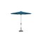 Treasure Garden 9 ft Patio Umbella, aluminum, fiberglass ribs, outdoor, Peacock UM840-SS 7943 Peacock - alternate 1