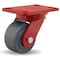 Hamilton Plate Caster, Swivel, Nylon, 5 5/8"H S-HS-4NYB-4SL-FB - alternate 1