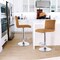 Elama 2 Piece Vintage Faux Leather Adjustable Bar Stool in Camel ELM-7228-VCAMEL - alternate 7