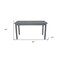 Homeroots 48" Gray Solid Wood Dining Table 548861 - alternate 5