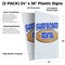 Signmission Surfboard Rental, Plastic Signs Only 24 Inch x 36 Inch, Corrugated Plastic, 2PK CSB-2436-2PACK-Surfboard Rental - alternate 2