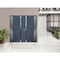 Vdomdoors Steel Double Doors Cynex 6777 Grey 2 Sidelight Exterior Windows Stainless Inserts Single Modern Pai CYNEX6777DEXD-GRE-LH-I-W16+72+16 x H80 - alternate 7