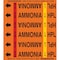 Brady HPL LIQ AMMONIA HIGH Pipe Marker, 9in H x 8in W, Fits Pipes 1.5in Dia. Thru 2.375in Dia. 145797 - alternate 4