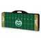 Picnic Time Family Of Brands Colorado State Rams - Football Field - Picnic Table Portable Folding Table, Black 811-00-175-135-0 - alternate 2