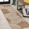 Jonathan Y Zinnia Modern Floral Textured Weave Brown/Cream 2 ft. x 10 ft. Indoor/Outdoor Runner Rug SMB110I-210 - alternate 1