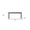 Homeroots 71" Grey Elm Rectangular Manufactured Wood Top Fixed Dining Table 482434 - alternate 5