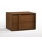 Homeroots 19" Solid Wood and Wood Two Drawer Nightstand 473024 - alternate 1