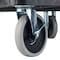 Luxor Utility Cart, (2) Shelf, Heavy Duty, High Density Polyethylene, 500 lb Load Capacity, 2 Shelves XLC11-B - alternate 16