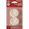 Shepherd Hardware Caster Cup, Rubber, Off-White, 4PK 9167 - alternate 2