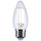 Satco 4.5W LED B11, 3000K-2000K Warm Dimming, Medium Base, Clear S12159 - alternate 5
