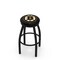 Holland Bar Stool Co 30" Blk Wrinkle Boston Bruins Swivel Bar Stool, Accent Ring L8B2B30BosBru - alternate 1