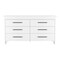 Homeroots 59" White Six Drawer Double Dresser 544019 - alternate 9