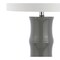 Jonathan Y Tiki 26.5" Ceramic LED Table Lamp, Grey JYL3015B - alternate 6