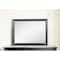 Homeroots 35" Dark Gray Wood Framed Mounted Dresser Mirror 384060 - alternate 5